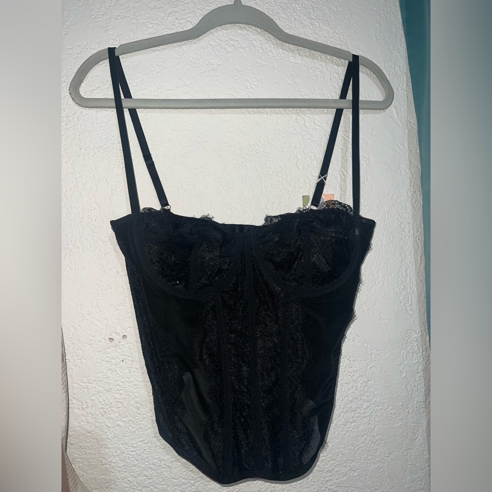 Black corset top